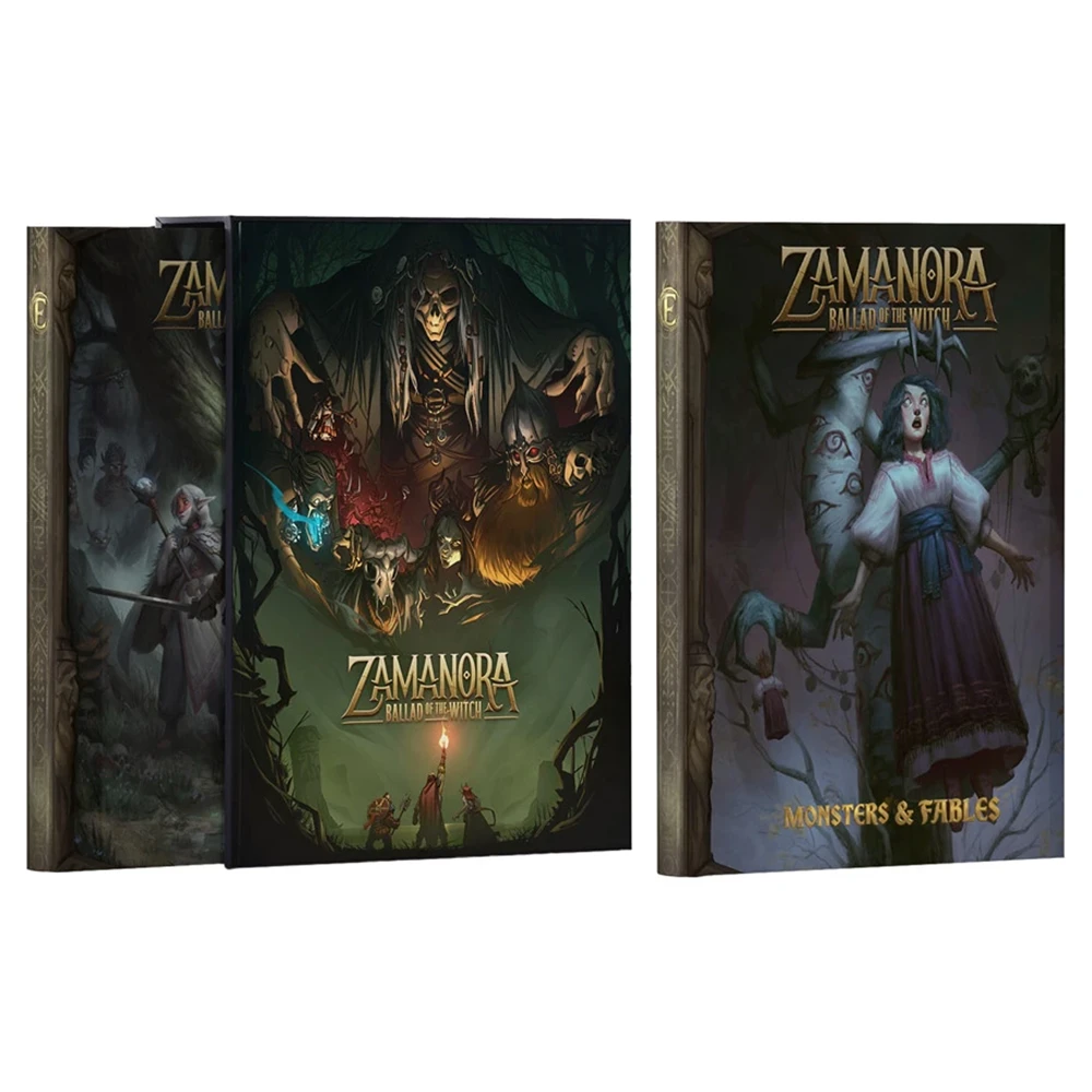 Legend in the Mist: ZAMANORA: Ballad of the Witch: Slipcase Set (D&D 5E Compatible) (Preorder)