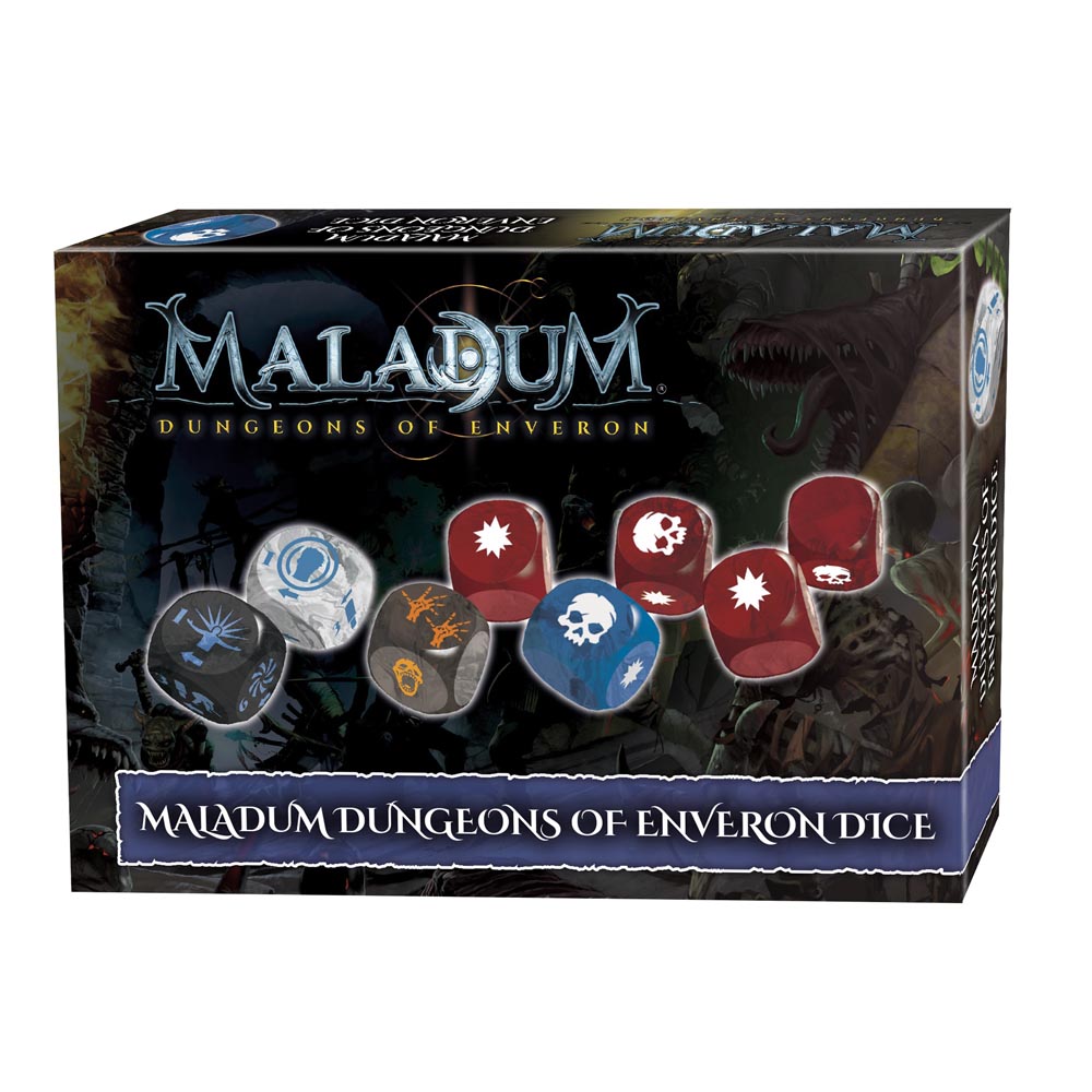 Maladum: Dungeons of Enveron Dice