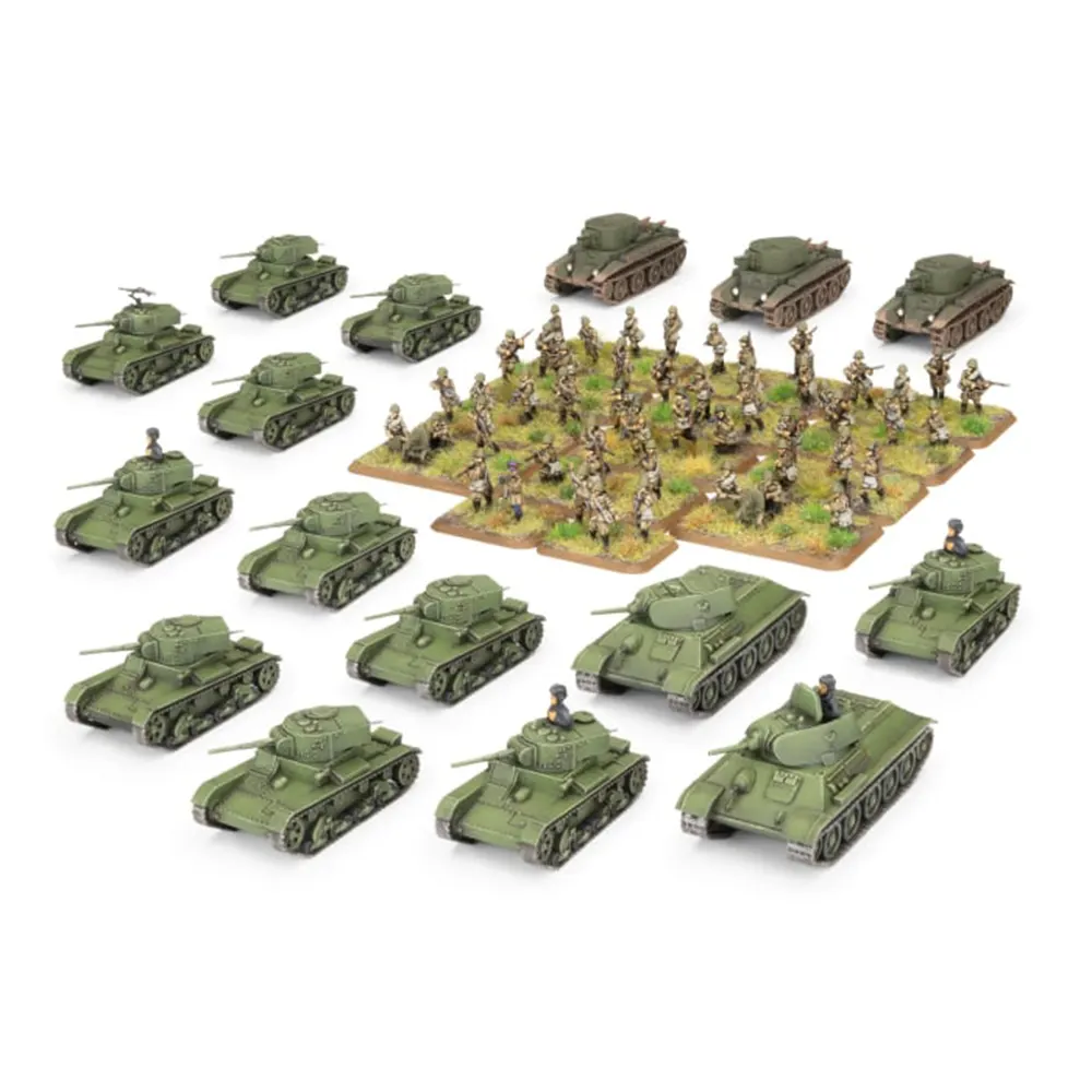 Flames of War WW2: Soviet Starter Force - Barbarossa T-26 Tank Company (Preorder)