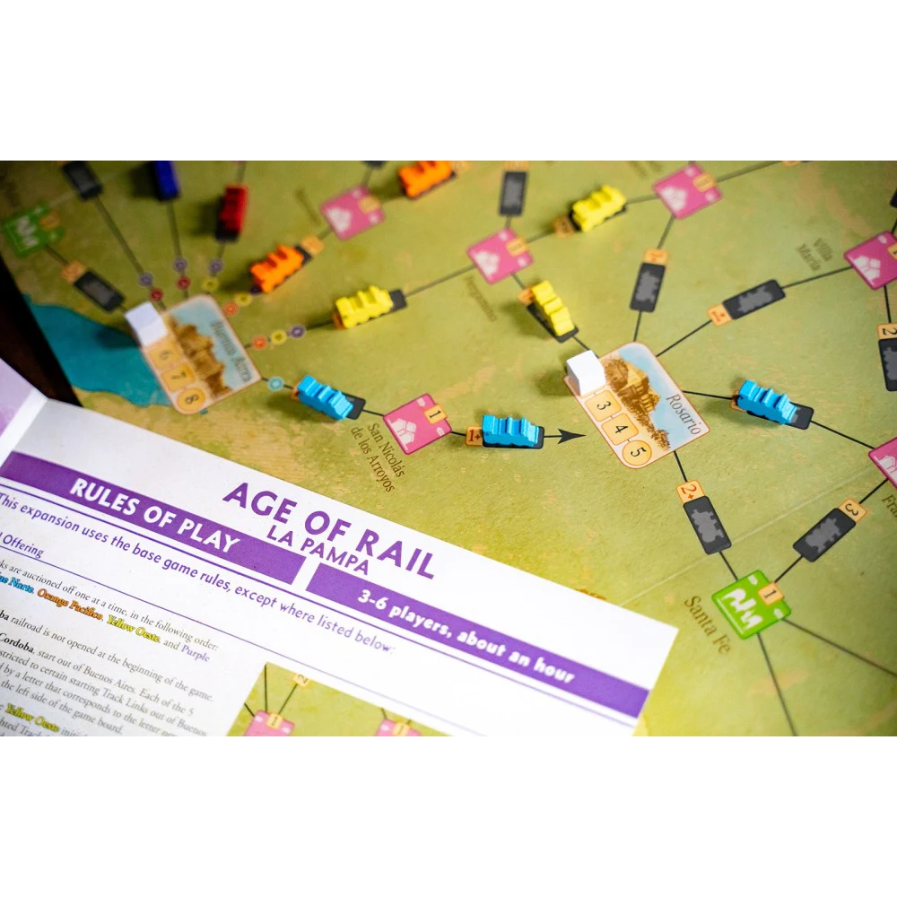 Age of Rail: South Africa - Allegheny & La Pampa Expansion Map (Preorder)