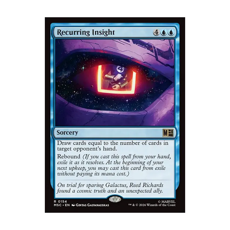 Recurring Insight (Surge Foil) - Marvel Super Heroes Commander (Foil Near Mint)