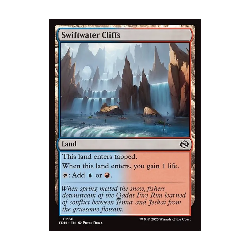Swiftwater Cliffs - Tarkir: Dragonstorm (Near Mint)