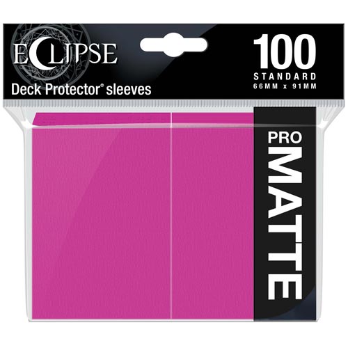 Ultra Pro Sleeves: Eclipse Matte - Hot Pink (100)