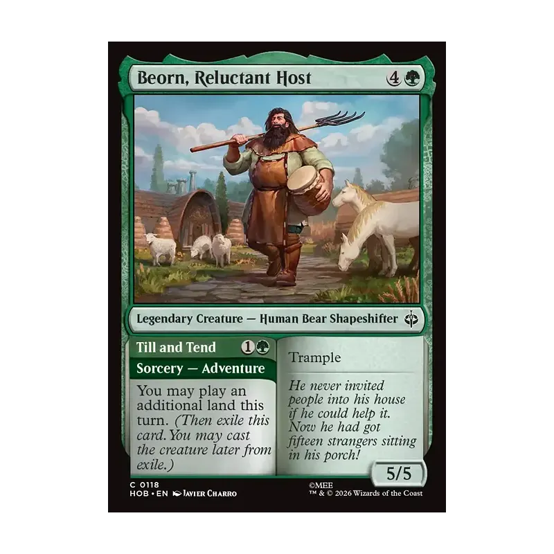 Beorn, Reluctant Host - The Hobbit (Near Mint)