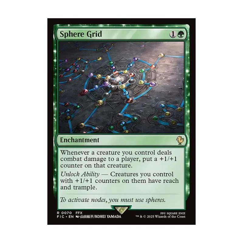 unlock ability mtg final fantasy Sphere Grid