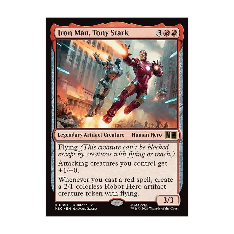 Iron Man, Tony Stark (0851) - Marvel Super Heroes Commander (Near Mint)