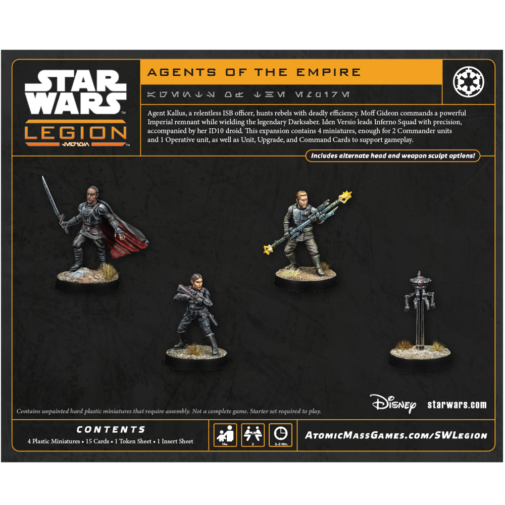 Star Wars: Legion - Agents of the Empire (Preorder)