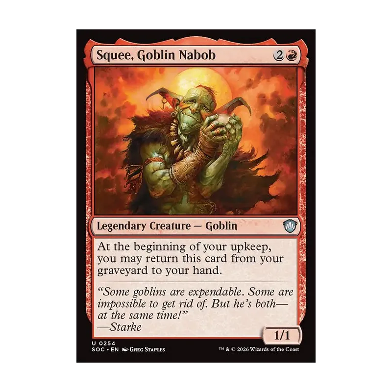 Squee, Goblin Nabob - Secrets of Strixhaven Commander (Near Mint)