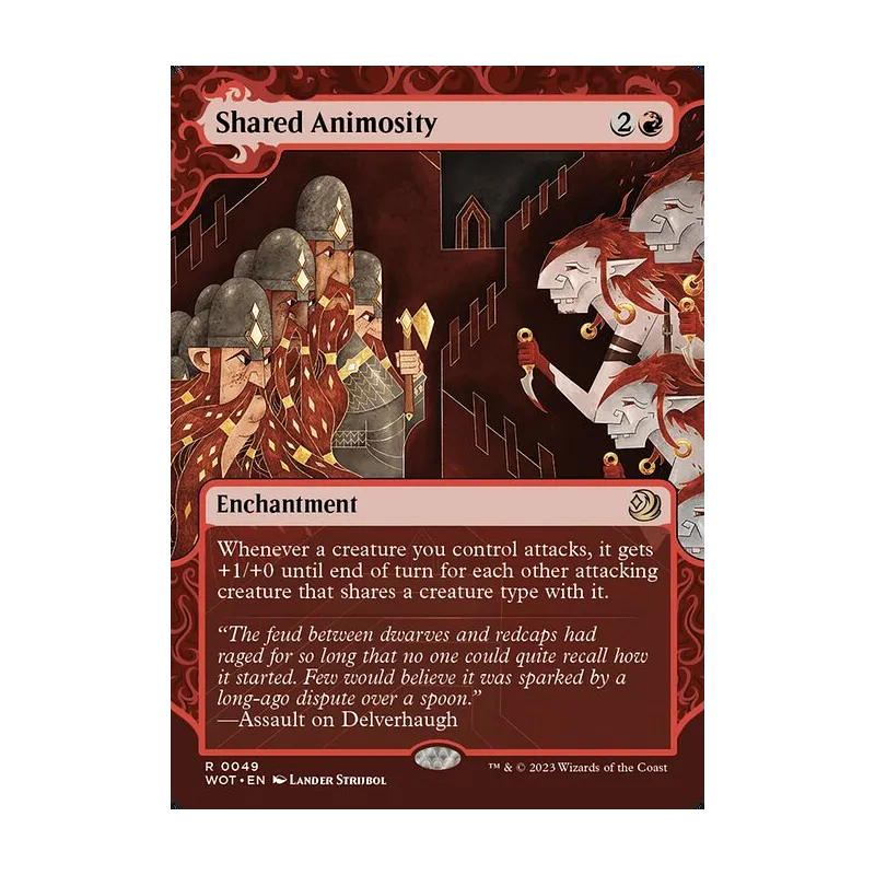 Shared Animosity - Wilds of Eldraine: Enchanting Tales (Near Mint)