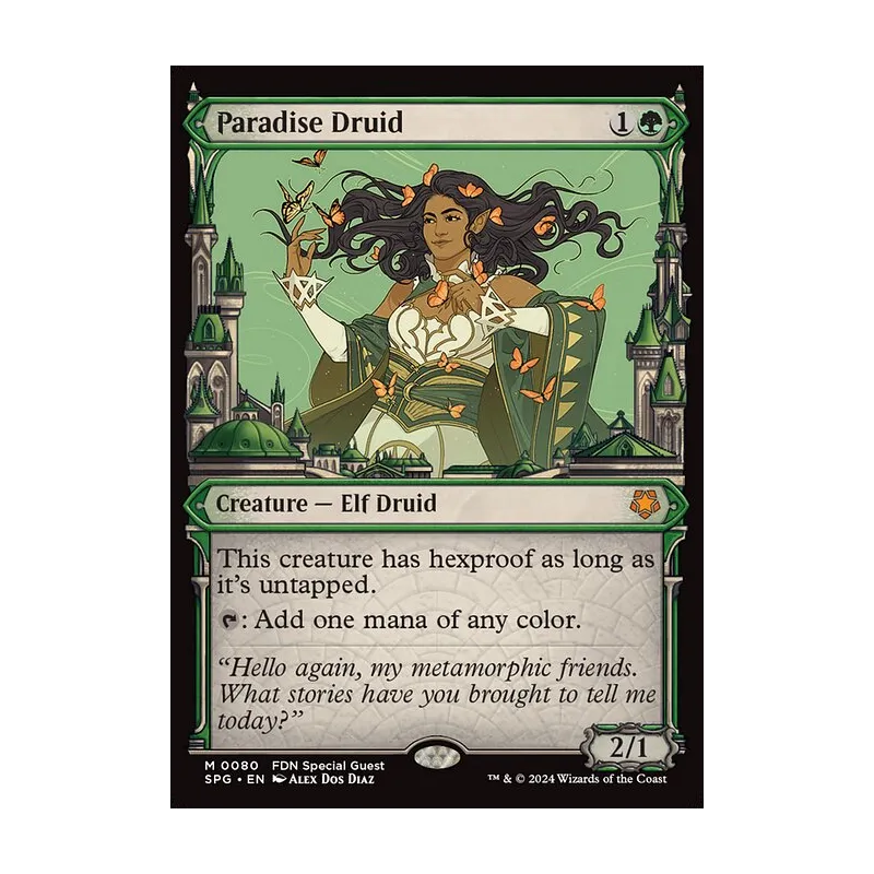 Paradise Druid (Showcase) - Special Guests (Near Mint)