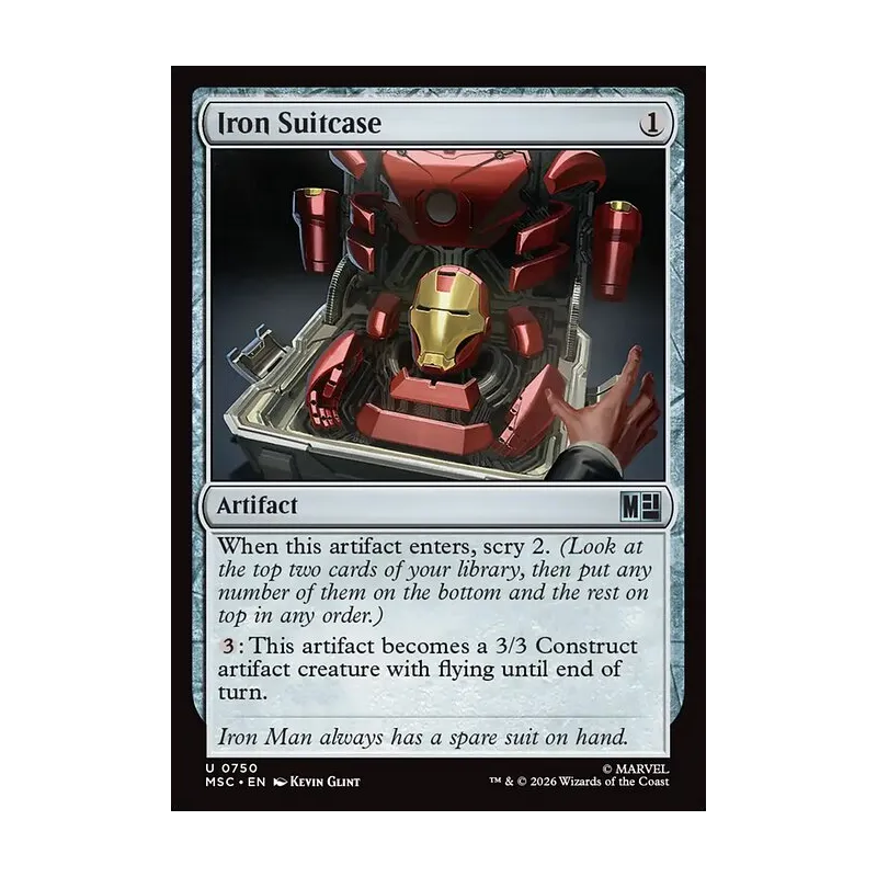Iron Suitcase - Marvel Super Heroes Commander (Near Mint)