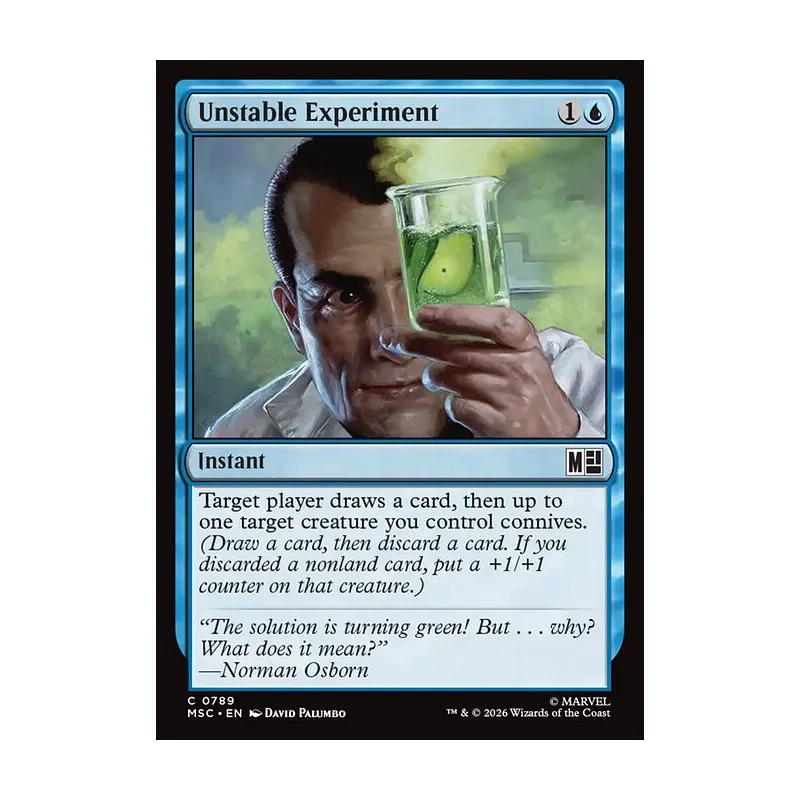 Unstable Experiment - Marvel Super Heroes Commander (Near Mint)