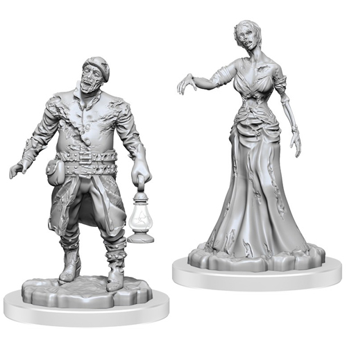 Wizkids Deep Cuts Unpainted Minis: W18 Zombies