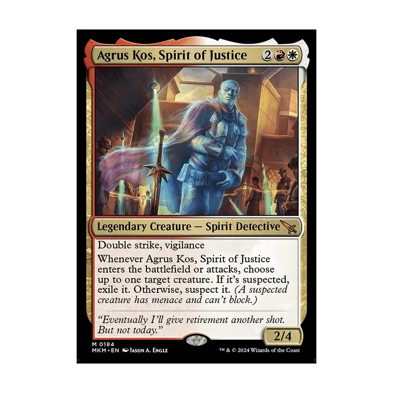 Agrus Kos, Spirit of Justice - Murders at Karlov Manor (Near Mint)