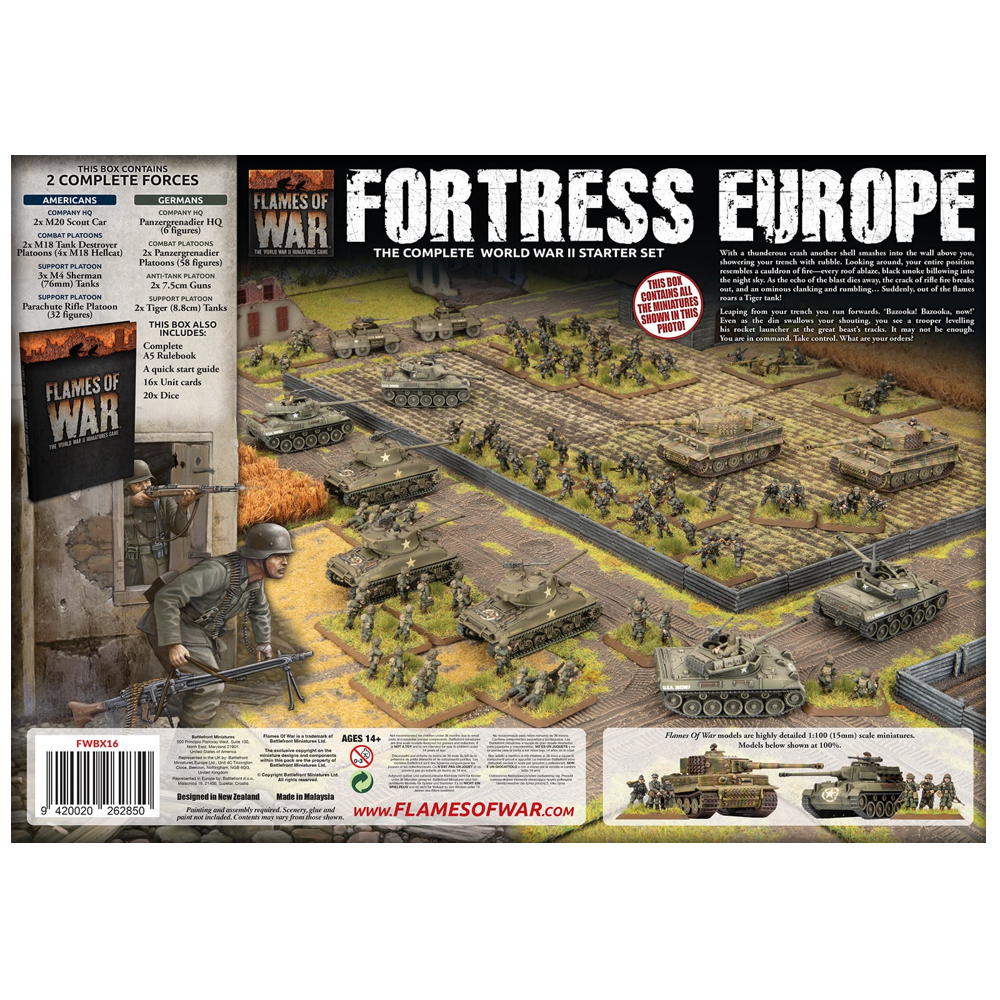 Flames of War WW2: Fortress Europe Starter Set