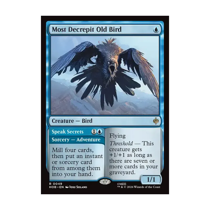 Most Decrepit Old Bird - The Hobbit (Near Mint)