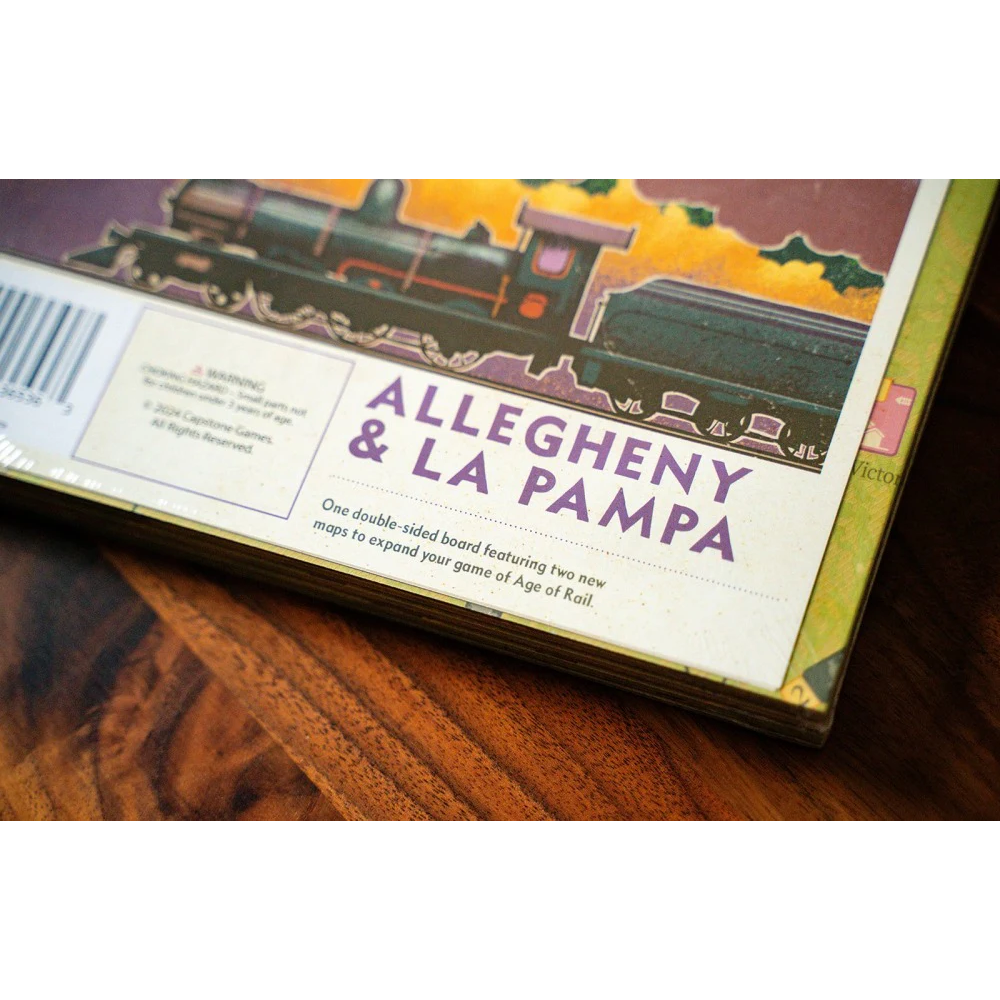 Age of Rail: South Africa - Allegheny & La Pampa Expansion Map (Preorder)