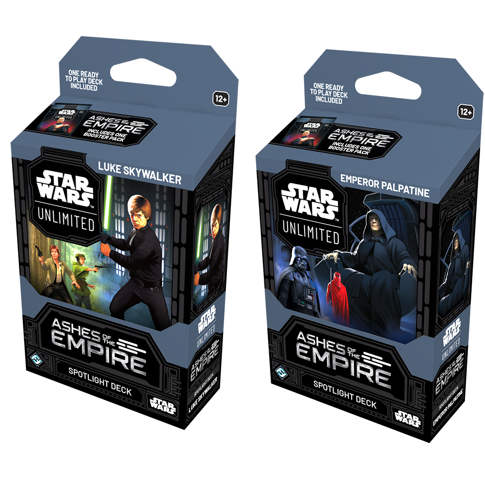 Star Wars Unlimited TCG: Ashes of the Empire - Spotlight Deck (Set of 2) (Preorder)