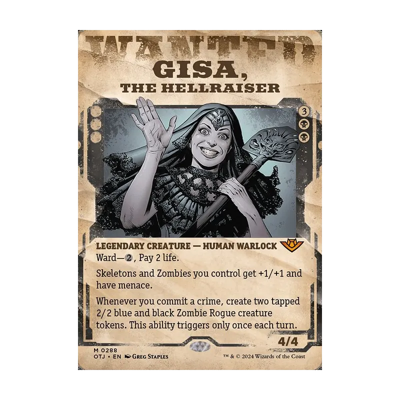 Gisa, the Hellraiser (Showcase) - Outlaws of Thunder Junction (Near Mint)