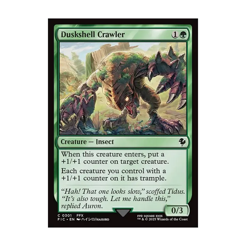 Duskshell Crawler - Final Fantasy Commander (Near Mint)