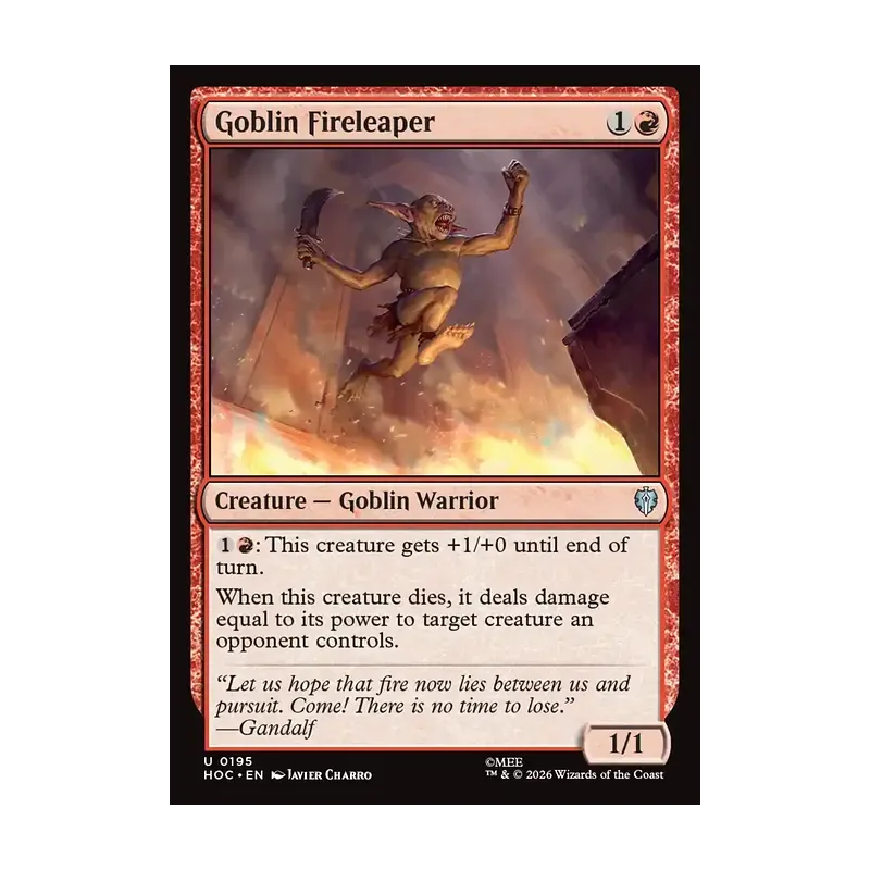 Goblin Fireleaper - The Hobbit Eternal (Near Mint)