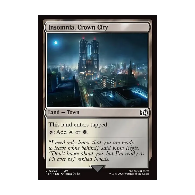 Insomnia, Crown City - Final Fantasy (Near Mint)