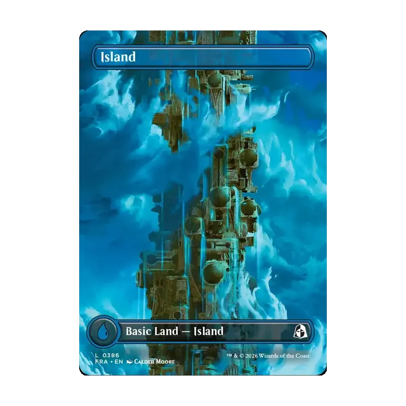 Island (Borderless) (0386) - Reality Fracture (Near Mint)