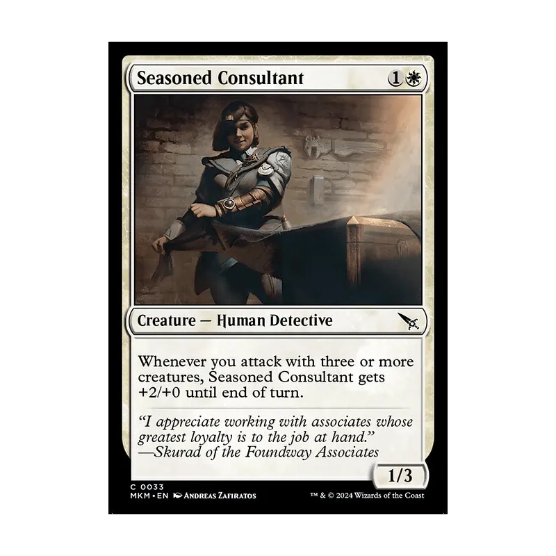 Seasoned Consultant - Murders at Karlov Manor (Near Mint)