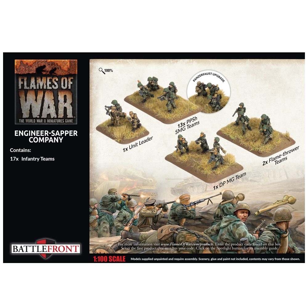 Flames of War: Soviet - Engineer-Sapper Company