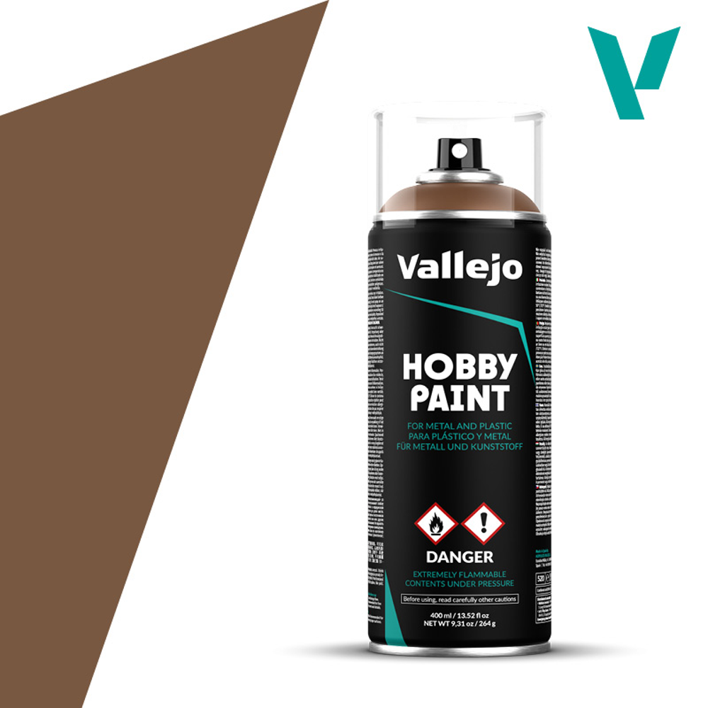 Vallejo Hobby Paint Aerosol: Beasty Brown (400ml)