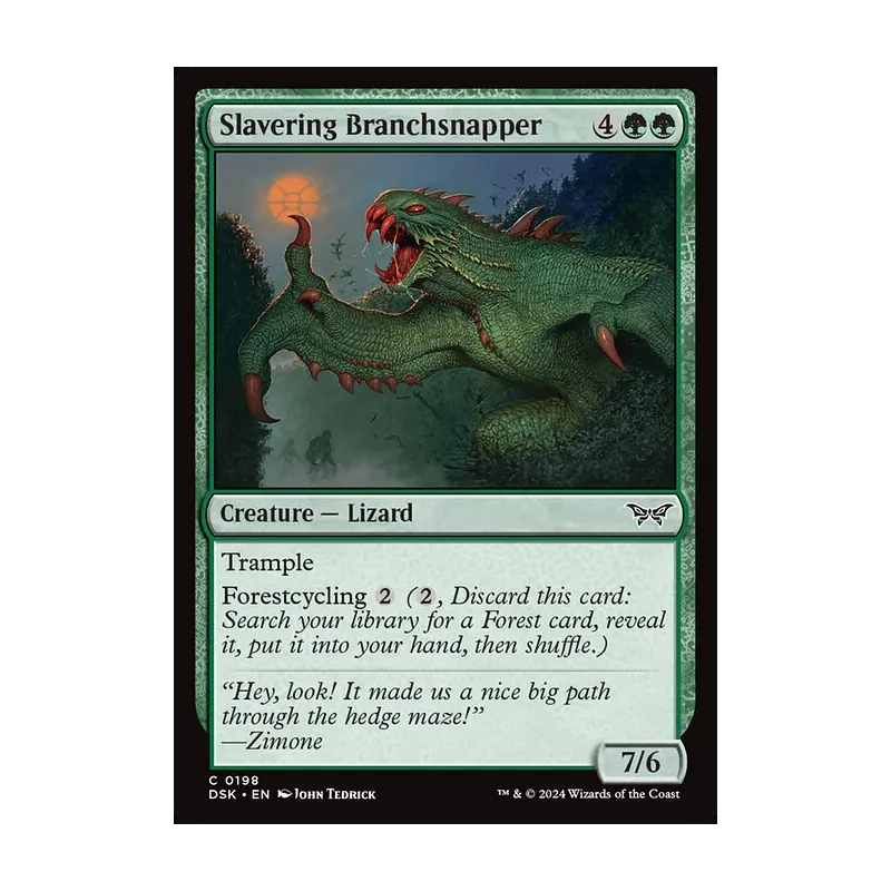 Slavering Branchsnapper - Duskmourn: House of Horror (Near Mint)
