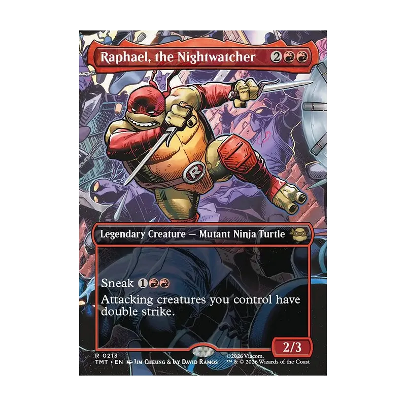 Raphael, the Nightwatcher (Borderless) - Teenage Mutant Ninja Turtles (Near Mint)