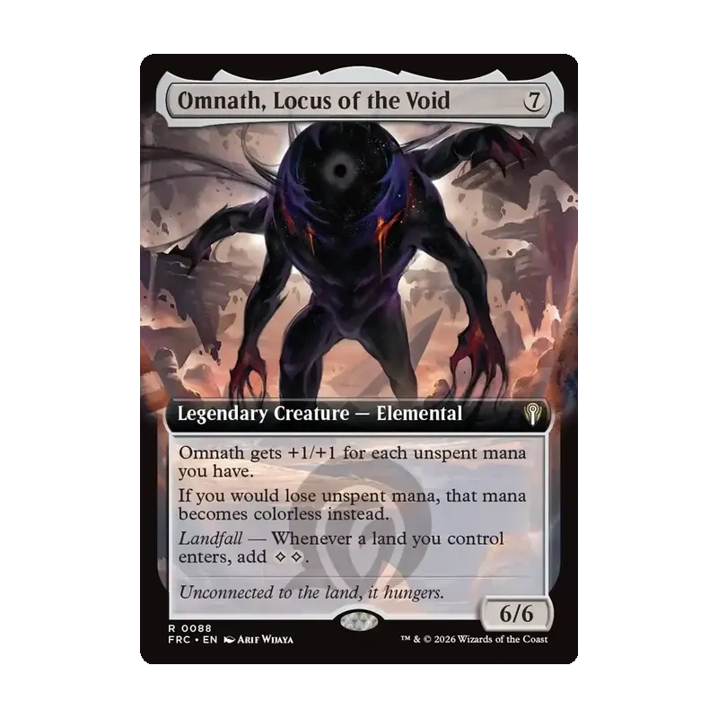 Omnath, Locus of the Void (Extended Art) - Reality Fracture Commander (Near Mint)