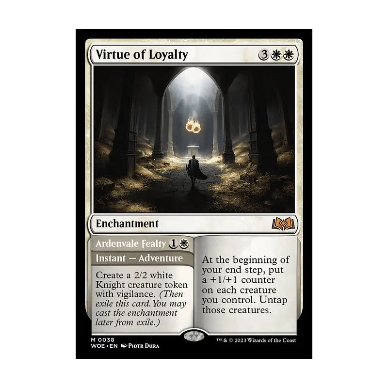 Virtue of Loyalty // Ardenvale Fealty - Wilds of Eldraine (Near Mint)