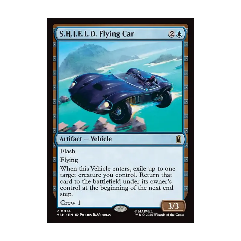 S.H.I.E.L.D. Flying Car - Marvel Super Heroes (Near Mint)