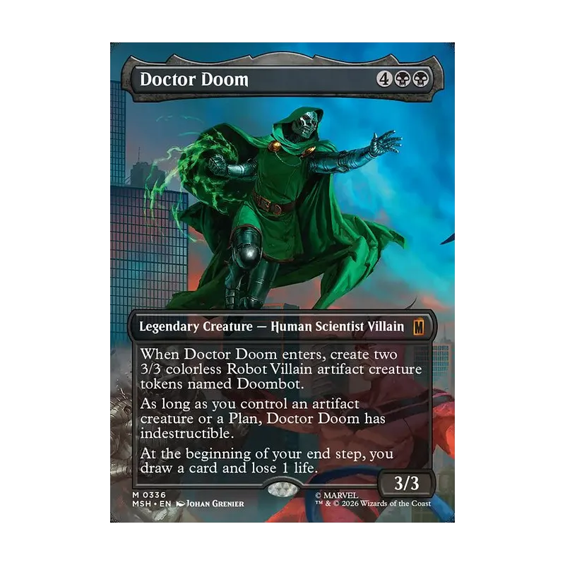 Doctor Doom (Borderless) (0336) - Marvel Super Heroes (Near Mint)