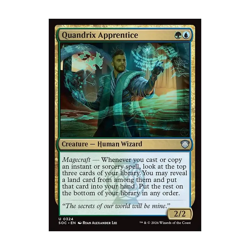 Quandrix Apprentice - Secrets of Strixhaven Commander (Near Mint)