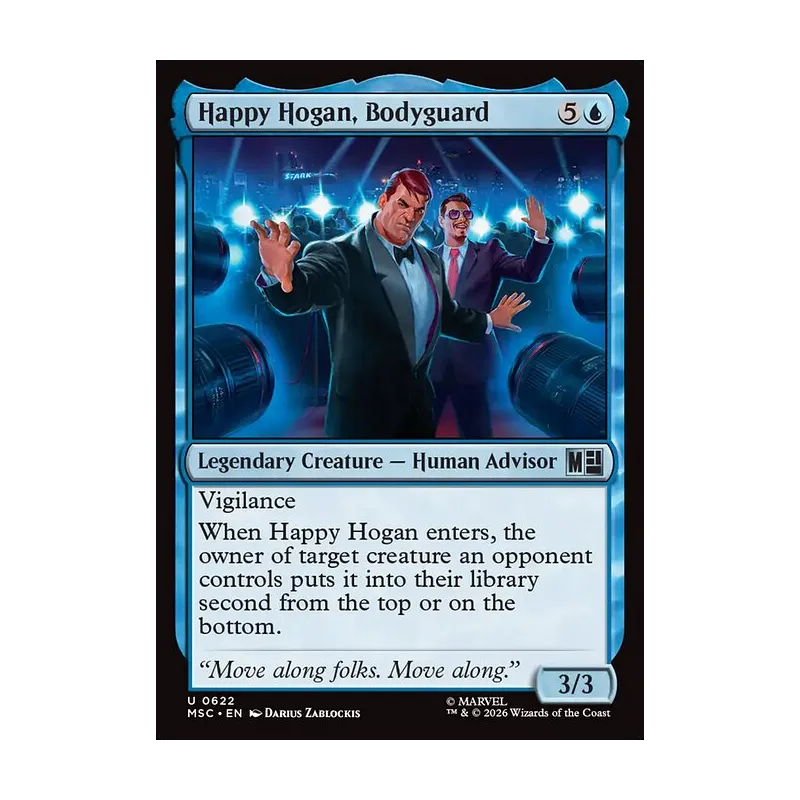 Happy Hogan, Bodyguard - Marvel Super Heroes Commander (Near Mint)