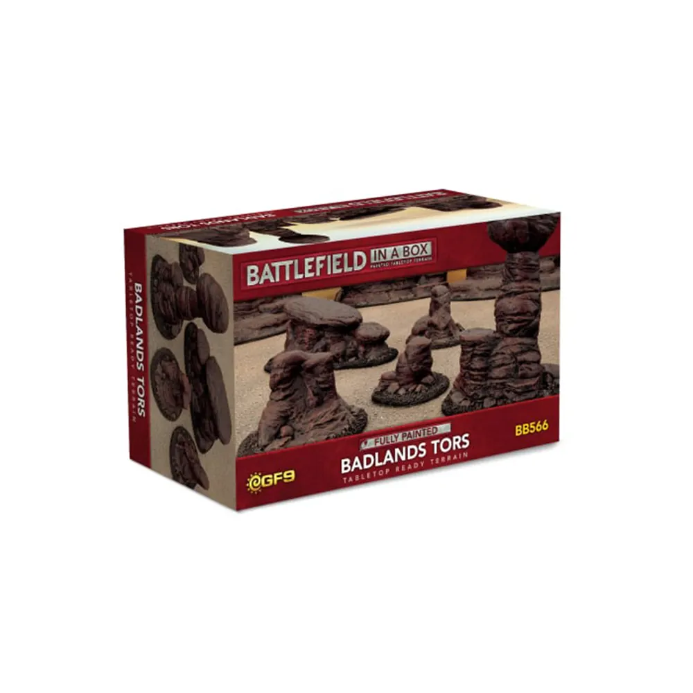 Battlefeild In A Box: Badlands: Tors - Mars (Preorder)