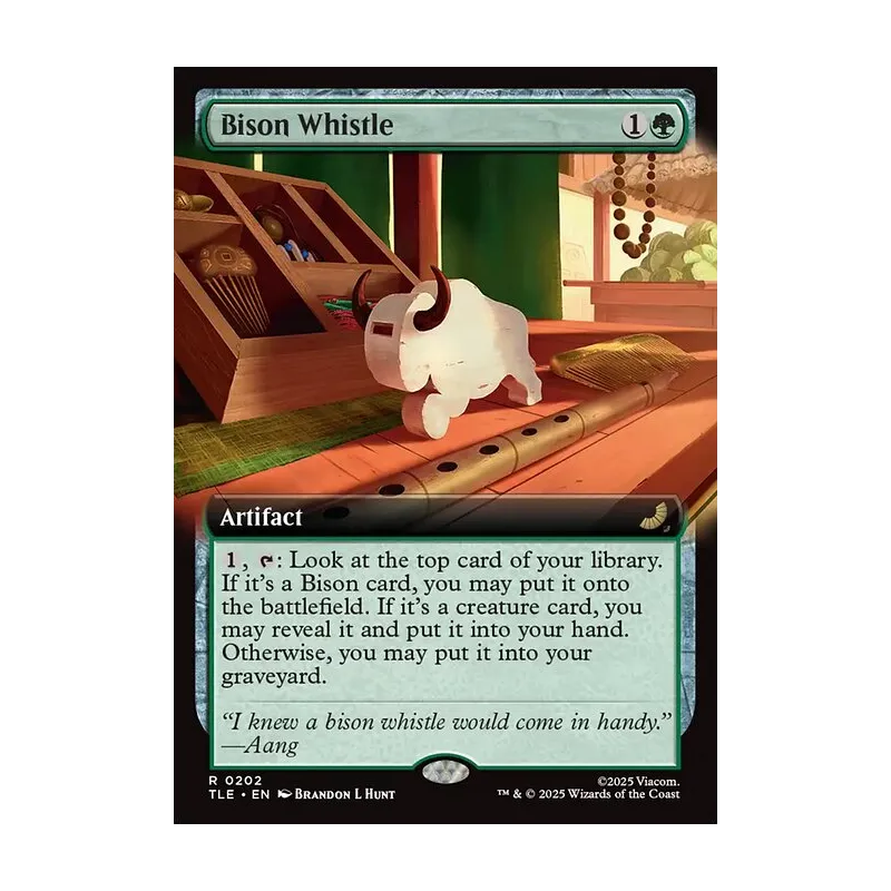 Bison Whistle (Extended Art) - Avatar: The Last Airbender Eternal (Near Mint)