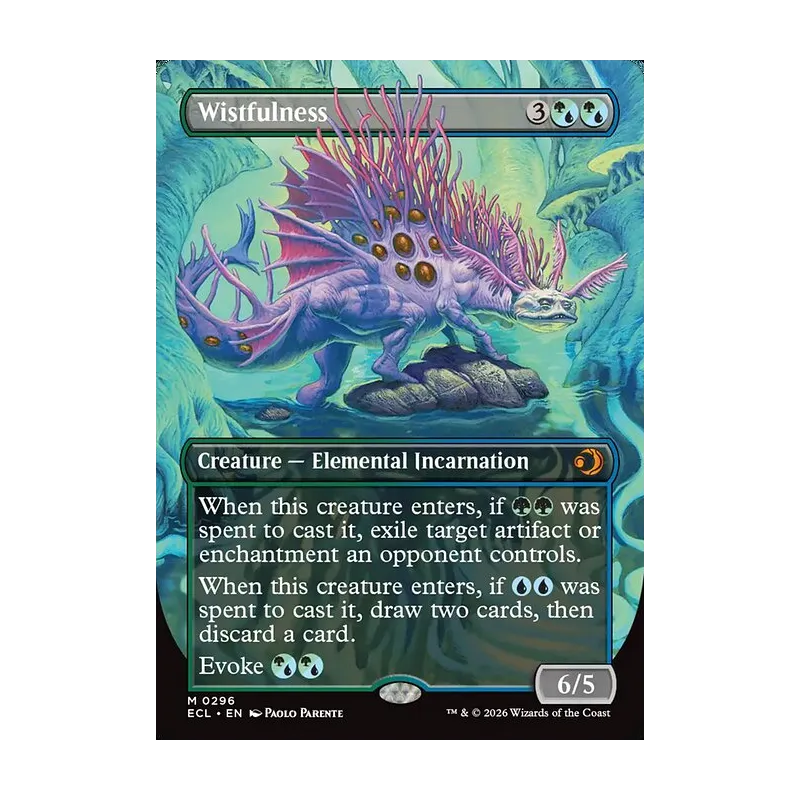 Wistfulness (Borderless) - Lorwyn Eclipsed (Near Mint)