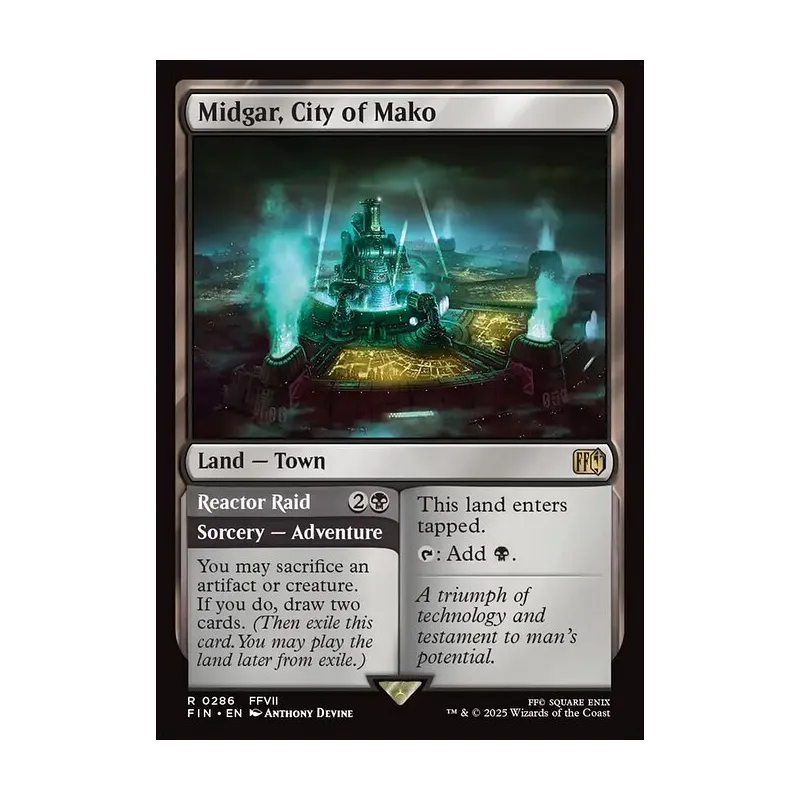 Midgar, City of Mako // Reactor Raid - Final Fantasy (Near Mint)