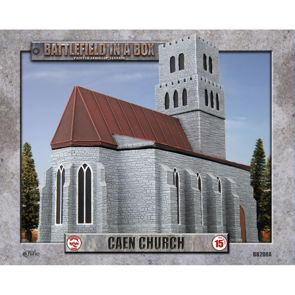Battlefield in a Box: Caen Church (Alt Paint Scheme)