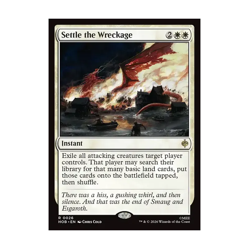Settle the Wreckage - The Hobbit (Near Mint)