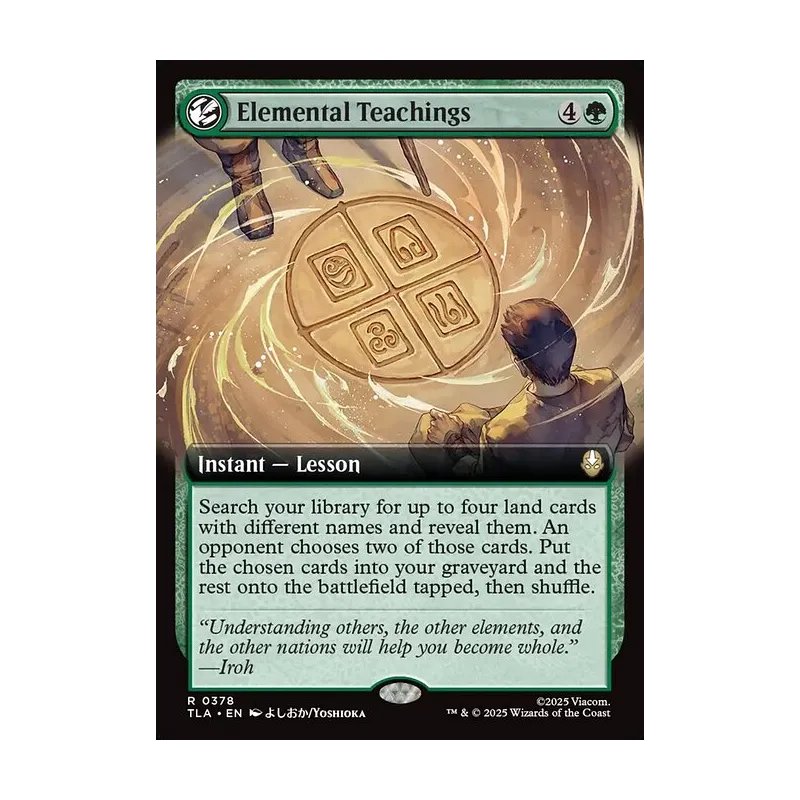 Elemental Teachings (Extended Art) - Avatar: The Last Airbender (Near Mint)