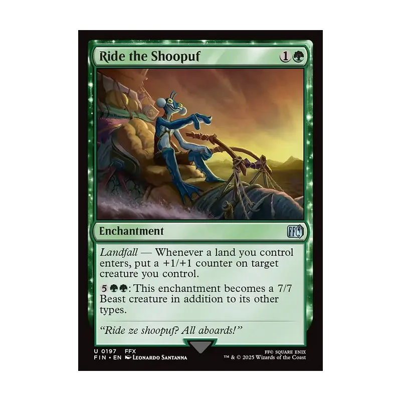 Ride the Shoopuf - Final Fantasy (Foil Near Mint)