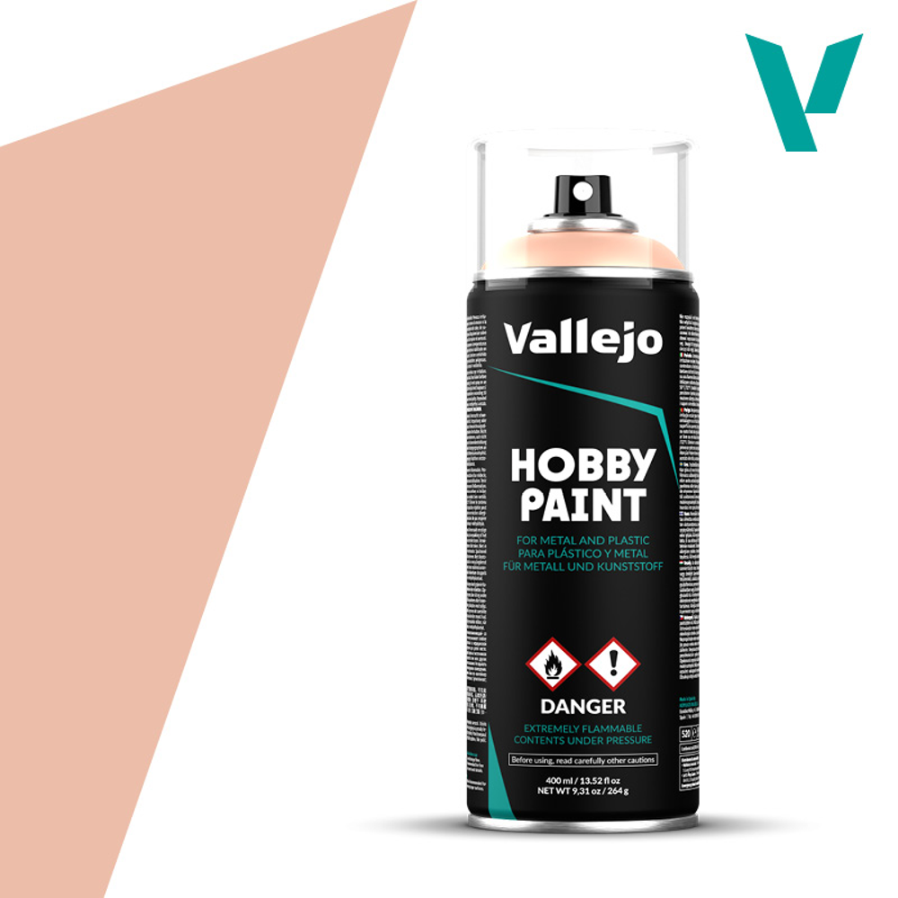 Vallejo Hobby Paint Aerosol: Pale Flesh (400ml)