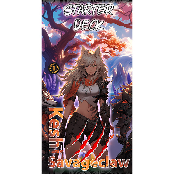 Soul Masters TCG: Starter Deck 1st Edition - Keshi Savageclaw