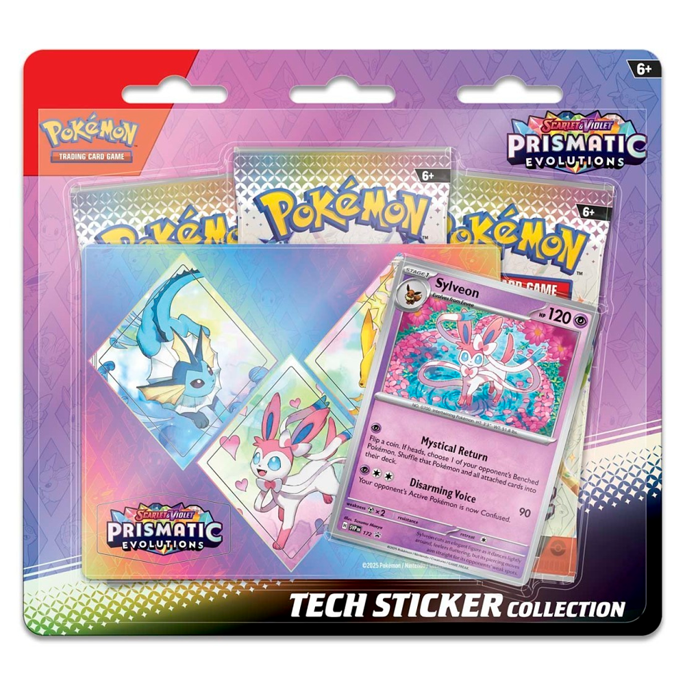 Pokemon TCG: Prismatic Evolutions - Tech Sticker Collection - Sylveon