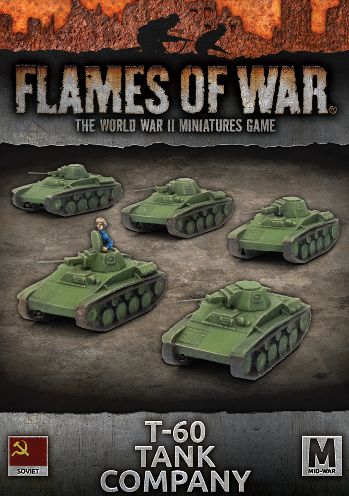 Flames of War WW2: Soviet - T-60 Tank Company